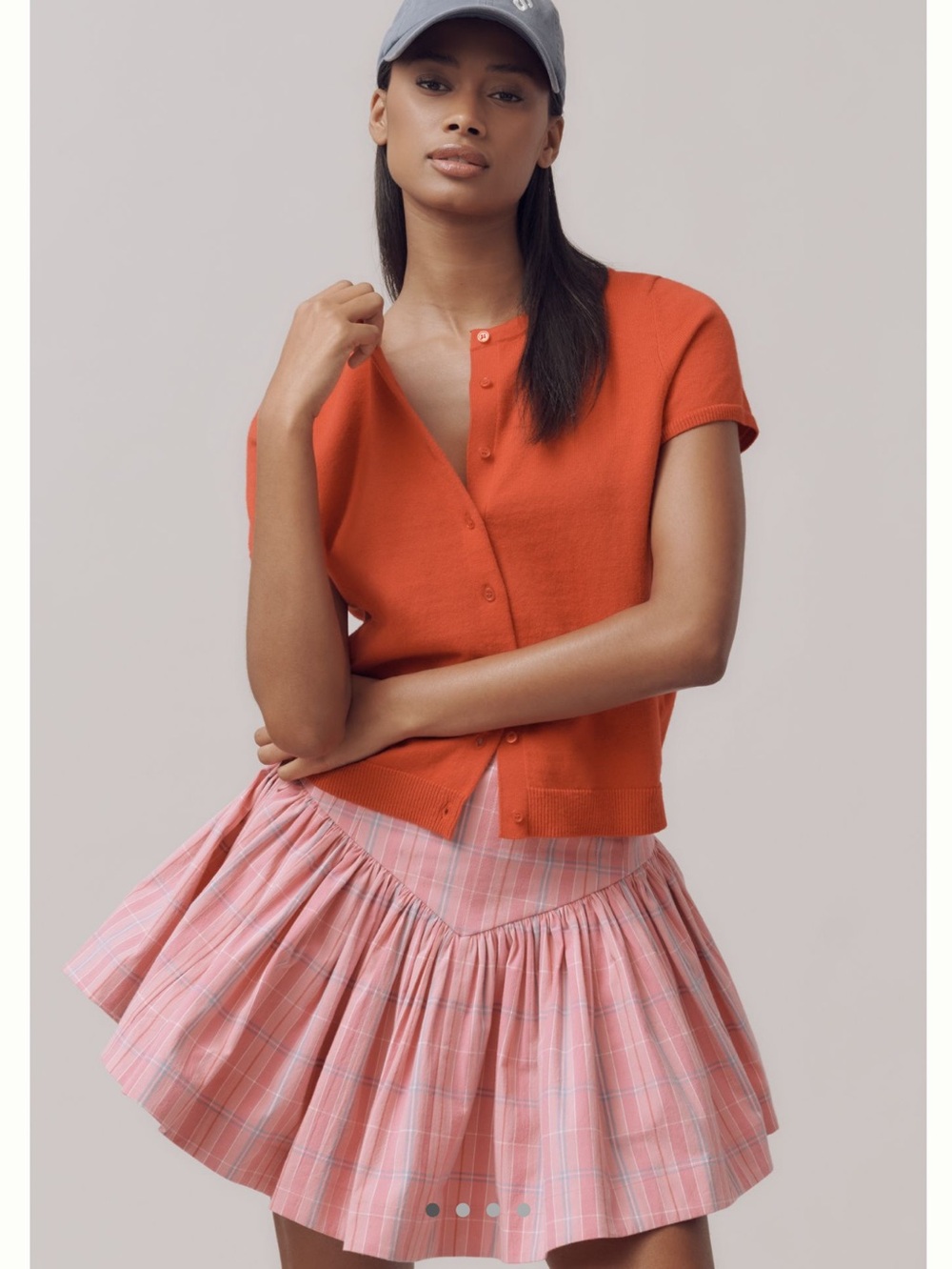 NWT Anthropologie Maeve Basque-Waist Flirty Mini Skirt (Skort) Size XL